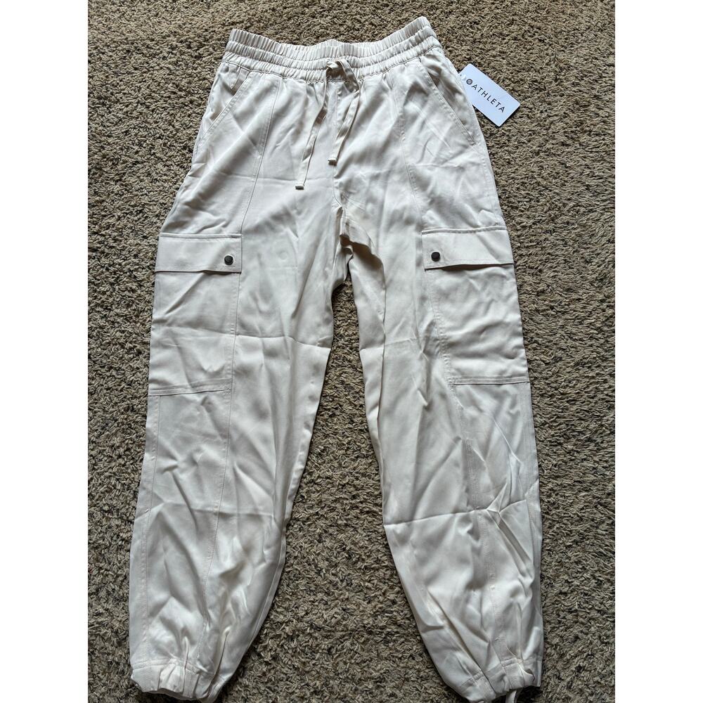 Athleta Celestial Utility Pant NWT Women’s Size S Cream Off-White